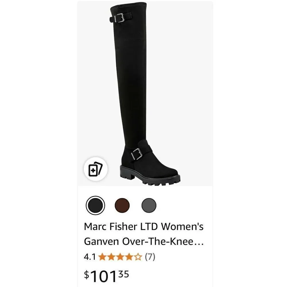 Marc Fisher LTD Women's Ganven Over-The-Knee Boot - 5.5